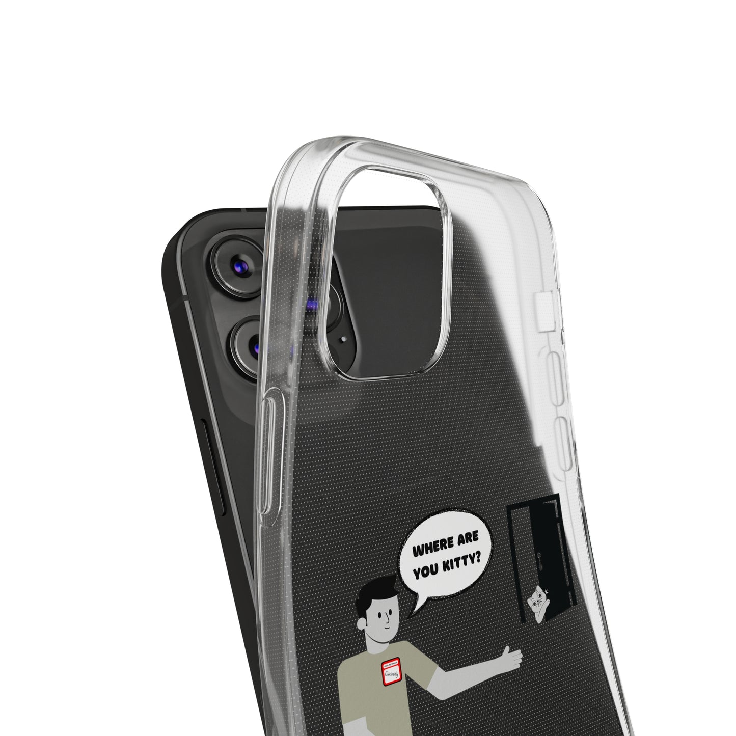 "Curiosity" Killing The Cat Phone Case - iPhone 14-11