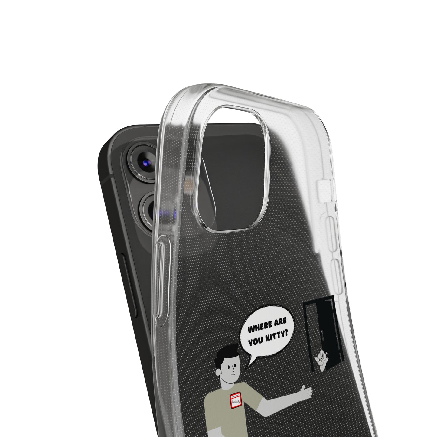 "Curiosity" Killing The Cat Phone Case - iPhone 14-11