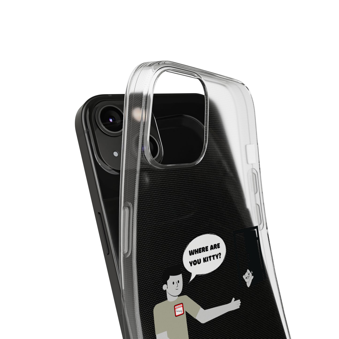 "Curiosity" Killing The Cat Phone Case - iPhone 14-11