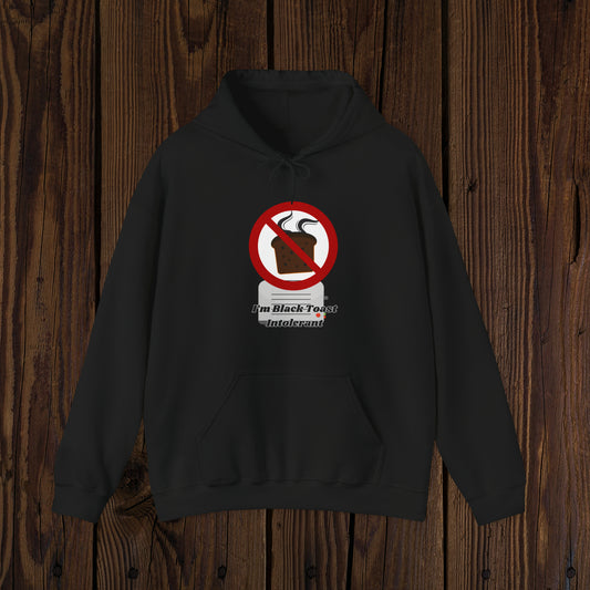 Black Toast Intolerant Unisex Hoodie