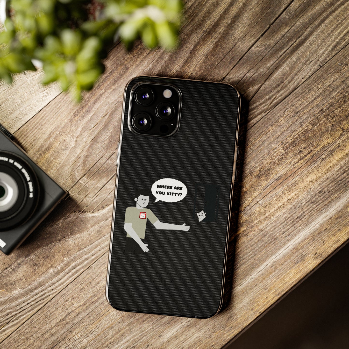 "Curiosity" Killing The Cat Phone Case - iPhone 14-11