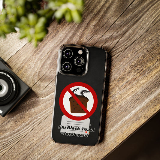 Black Toast Intolerant Phone Case - iPhone 14-11