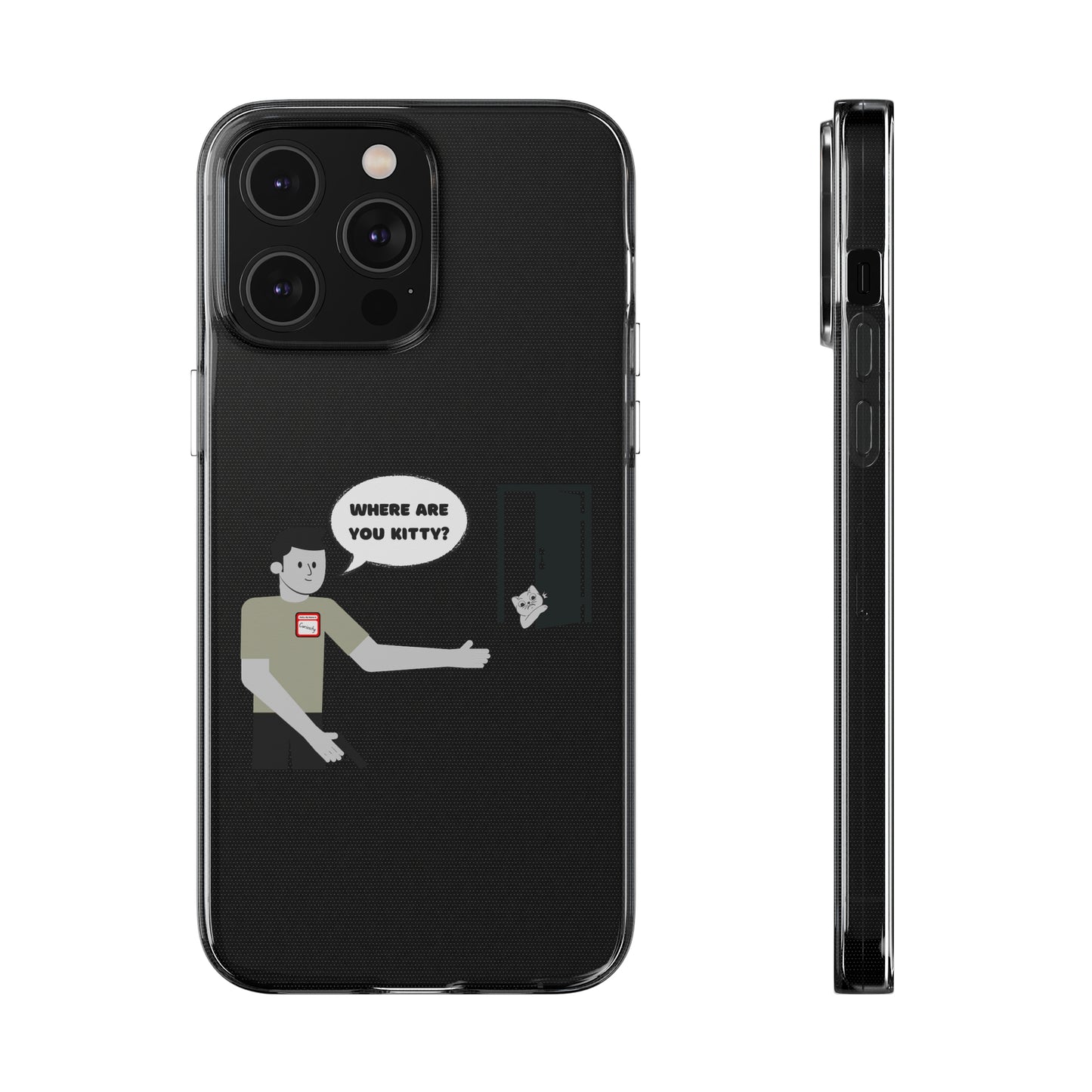 "Curiosity" Killing The Cat Phone Case - iPhone 14-11