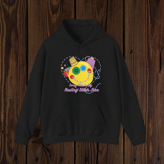 Resting Stitch Face Unisex Hoodie