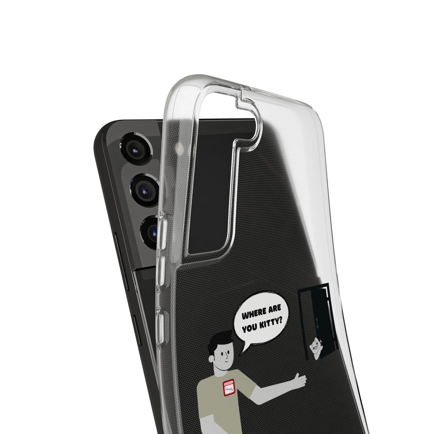 "Curiosity" Killing The Cat Phone Case - Samsung Phones