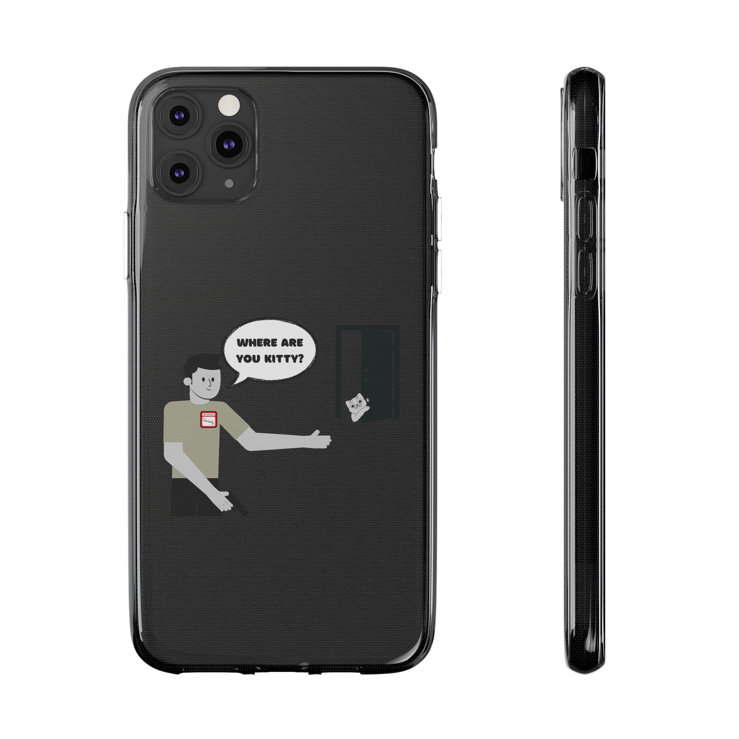 "Curiosity" Killing The Cat Phone Case - iPhone 14-11